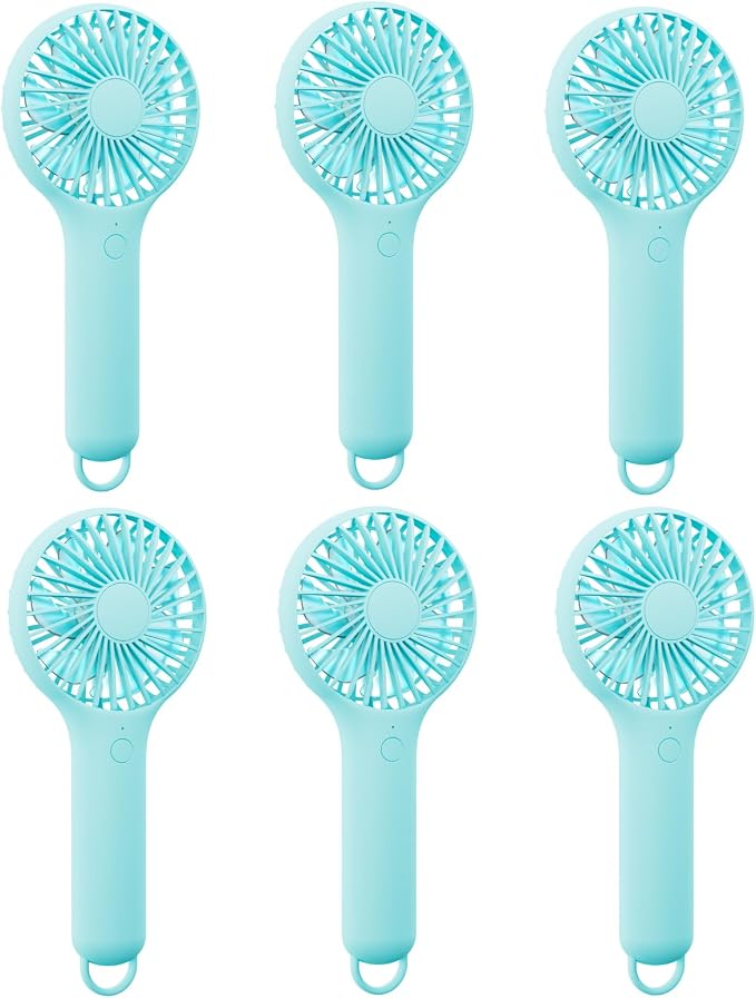 QQT Mini Handheld Fan, 3-Speed Rechargeable Personal Fan by WelcometoQQT