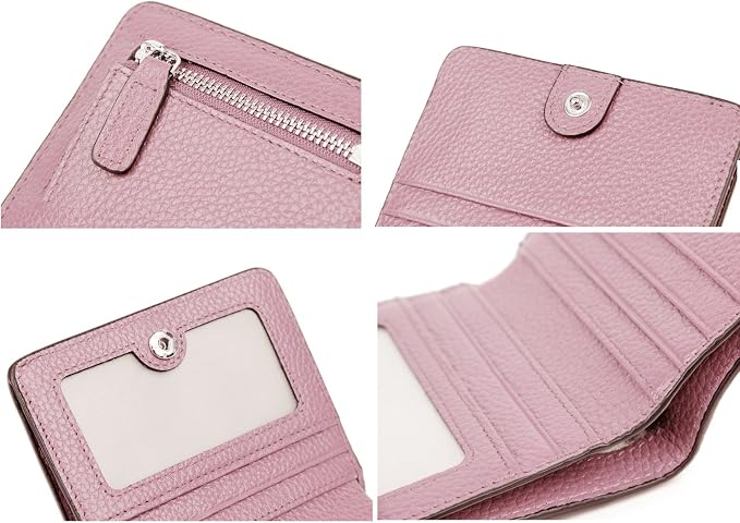 Small Leather Wallet for Women, Ladies Credit Card Holder RFID Blocking Women's Mini Bifold Pocket Purse - Image 7