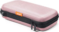 Pink Portable Hard EVA Case, Small Zipper Travel Pouch Organizer | High Protection Bag for Battery, GPS, Hard Drive, Cell Phone, Charging Cable, Cord, Electronic Organizer by GLCON