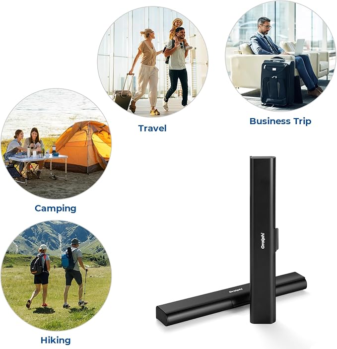 Aluminum Toothbrush Travel Case, Portable Travel Toothbrush Holder, Durable Manual Toothbrush Box Container for Traveling, Bathroom, Camping, Business Trip-Black - Image 8