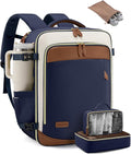LOVEVOOK 50L Travel Backpack Carry On Airline Approved, Large Backpack with 3 Packing Cubes, TSA Travel Essentials Carry On Bag, Waterproof Weekender Overnight Luggage Daypack, Fits 18 Inch Laptop by LOVEVOOK