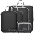 Cambond Compression Packing Cubes for Travel - Luggage Suitcase Organizer | Compression Zip Design for Space-saving, Expandable, Lightweight, Keep Clothes Sorted, Luggage Space Tidy, Carry on Pack Fast by Cambond