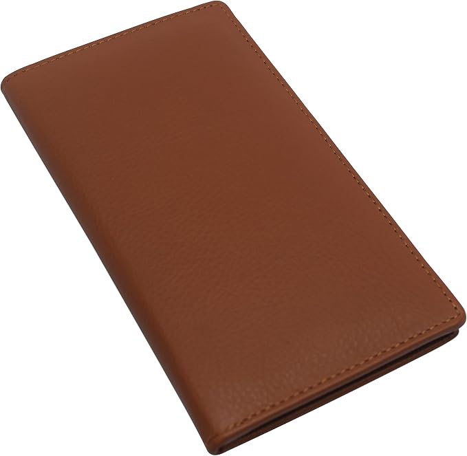 Marshal Bifold Leather RFID Blocking Wallet For Men & Women | Genuine Leather Holder With 19 Slots, 2 Bill Compartments & ID Window | For Credit/Debit Cards, Money & More (CN Tan) - Image 3