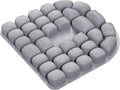 Travel Seat Cushion, Comfortable 3D Inflatable Seat Cushion for Hemorrhoid and Tailbone Pain Relief, Optimal Support for Long Sitting in Car, Air Travel, Office Chairs Etc (Gray, 16" x18") by TgMatLamp
