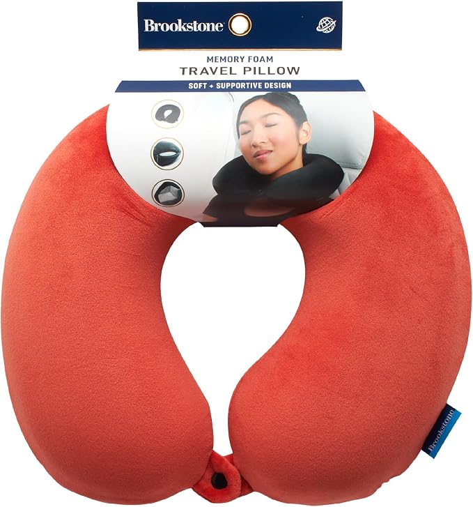 Brookstone Travel Neck Pillow Lightweight U-Shaped Memory Foam Pillow | Brookstone Travel Neck Pillow Lightweight U-Shaped Memory Foam Pillow by Unknown