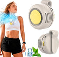 Portable Silent Mini Bladeless Fan Clip On, 360° Rotatable Clip on Fan | for Shirt & Waist with 3 Speeds & Long Battery Life, Safe for baby & Pets, For Outdoor & Travel & Office, Travel by Unknown