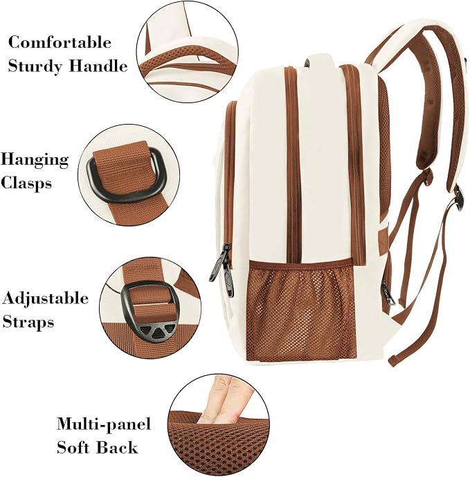 MATEIN 15.6 inch Travel Laptop Backpack, Cute Anti Theft Slim Sturdy Bag | Water Resistant, College Computer Bag, Daily Commute & Travel, Gift for Men & Women Nurse Teacher, Everyday Carry Lightweight - Image 5