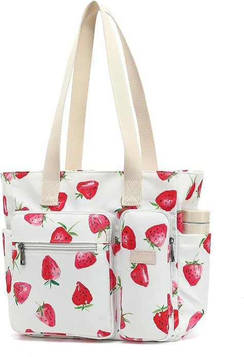 Women Tote Bag With Muti-Pockets,Lightweight Shoulder Bag,Large Capacity Handbag for Travel, Work, Gym by SANFAN