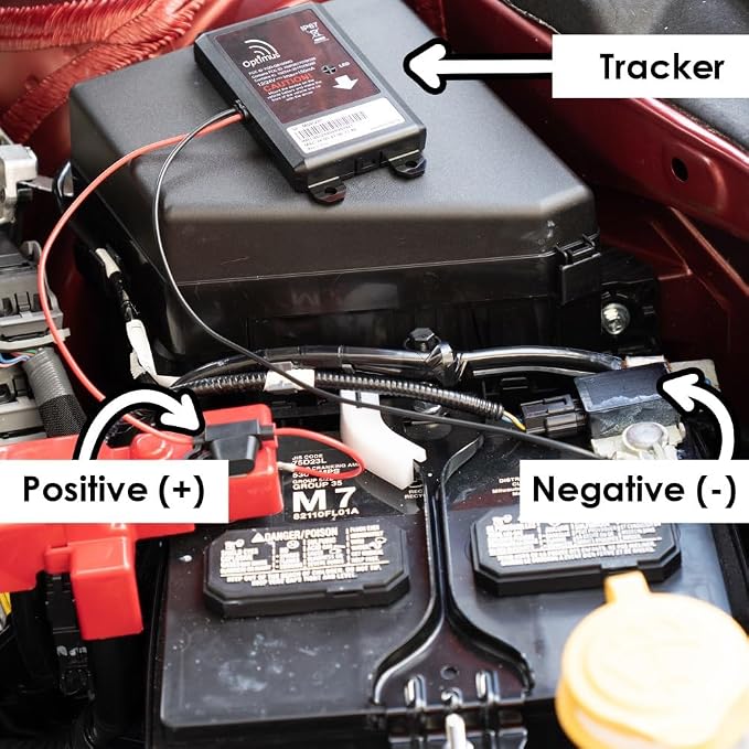Optimus Wired GPS Tracker for Vehicles - Easy Install, Low Cost Plans | Easy Installation on Car's Battery - Low Cost Subscription Plan Options - Image 3
