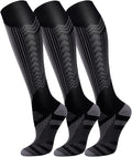 FuelMeFoot 3 Pack Copper Compression Socks - Compression Socks Women & Men Circulation - Best for Medical,Running,Athletic by FuelMeFoot