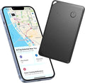 MFi Certified Wallet Tracker Card Compatible with Apple Find My Air Tag iOS | Slim Bluetooth Tracker Card For Wallets Passports Luggage With Rechargeable Battery Waterproof No Subscription Item Locator by AMZSMT