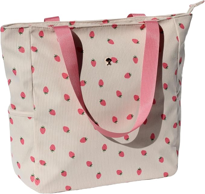 ESVAN Original Floral Water Resistant Large Tote Bag Shoulder Bag for Gym Beach Travel Daily Bags Upgraded - Image 3