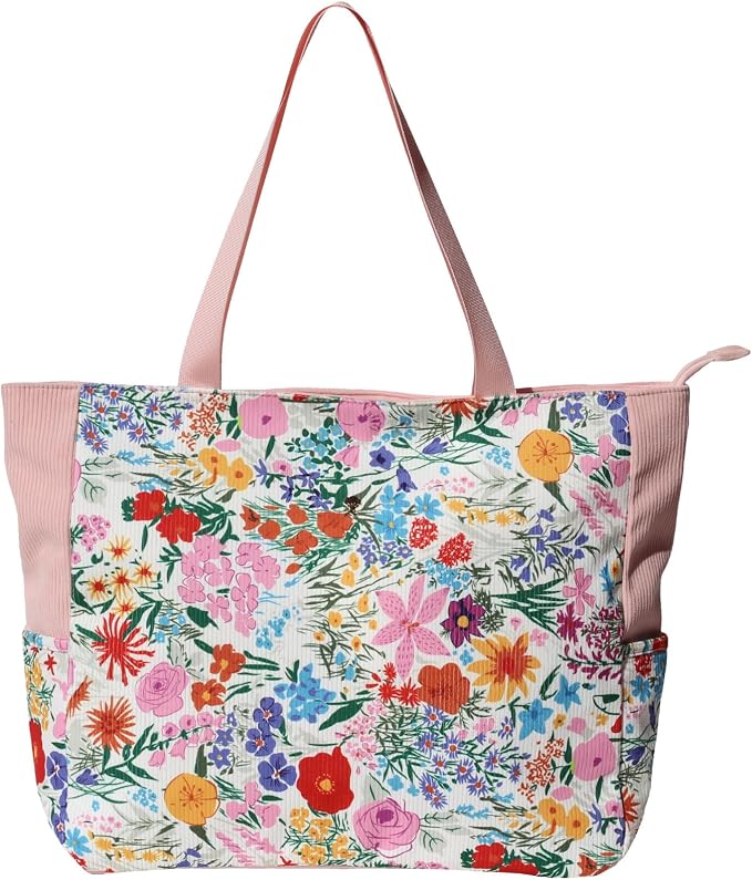 ESVAN LARGE BEACH BAG Water Resistant Lightweight 20 inch Women Oversize Tote Bag for Gym Beach Travel Pool Yoga Nurse - Image 3
