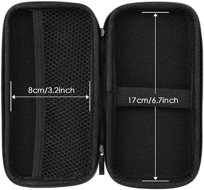 iMangoo Travel Essential Electronics Organizer Charger Case Carrying Pouch | 6.5x3.2x1" Power Bank Tech Accessories Protective Storage Shockproof Portable Purse Men Women School Office Trips Must Have - Image 4