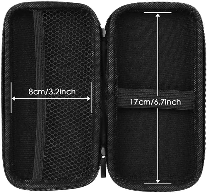 iMangoo Travel Essential Electronics Organizer Charger Case Carrying Pouch | 6.5x3.2x1" Power Bank Tech Accessories Protective Storage Shockproof Portable Purse Men Women School Office Trips Must Have - Image 4