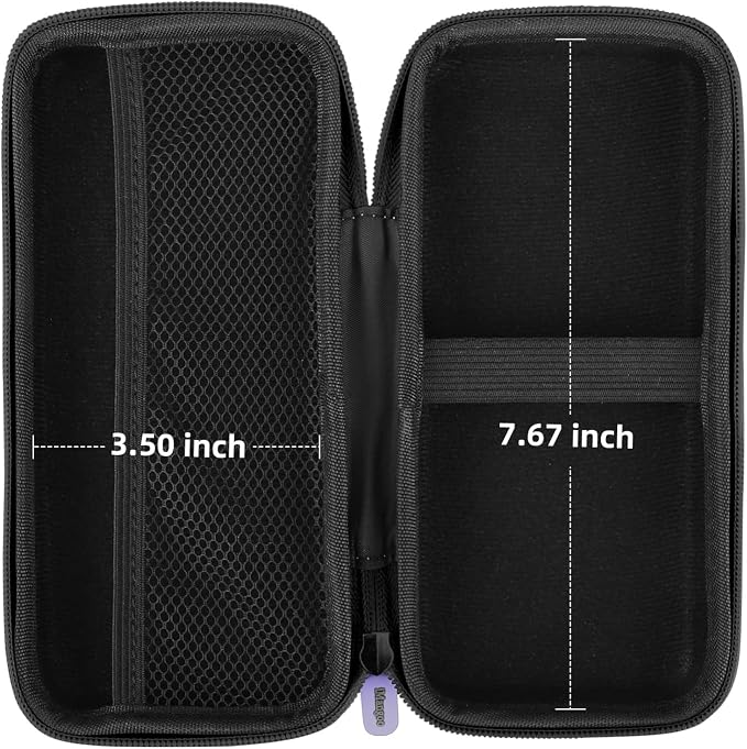 iMangoo Travel Essential Electronics Organizer Charger Case Carrying Pouch | 8.5x4.5x2" Power Bank Tech Accessories Protective Storage Shockproof Portable Purse Men Women School Office Trips Must Have - Image 3