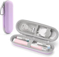 SQERO Electric Toothbrush Travel Case for Oral-B Pro/iO, Philips Sonicare/Aquasonic, Oral B Case for Brush Heads & Accessories, Portable Toothbrush Hard Carry Bag Waterproof PU | Storage for Brush Heads & Accessories, Portable Toothbrush Hard Carry She... by SQERO