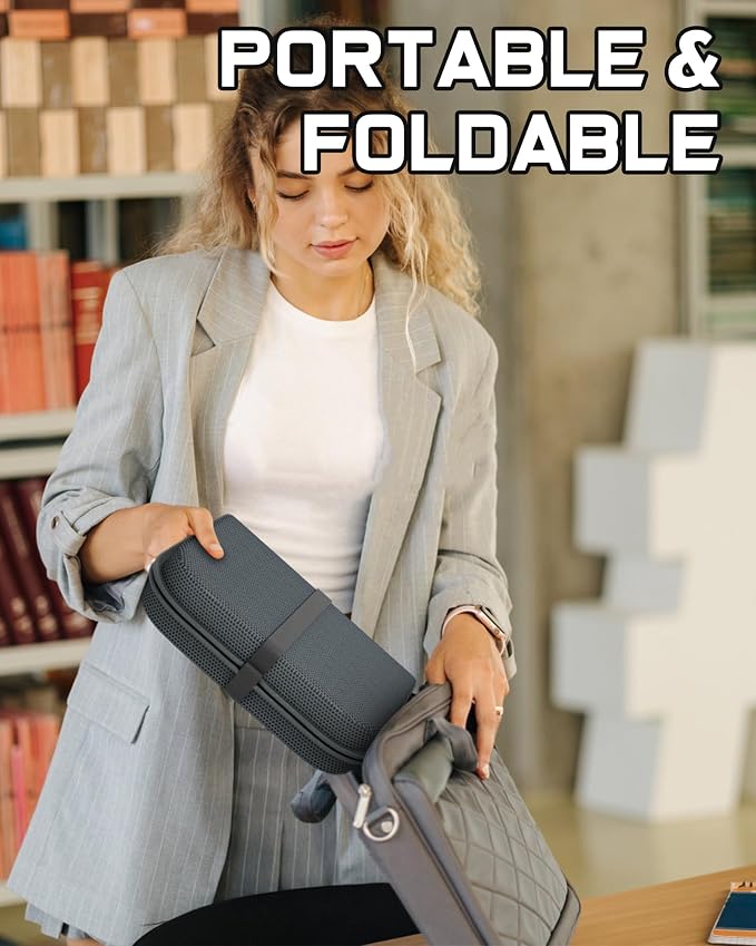 WISIMMALL Gel Seat Cushion, Portable Travel Cushion for Long Sitting, Thick & Foldable, 14.5" x 10.5" Large Size Chair Seat Cushion for Office Chair Car Wheelchair, Relief Sciatica Coccyx Pain - Image 5