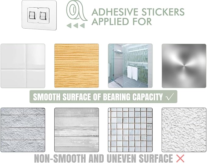 Acrylic Adhesive Cabinet Door Organizers 2Pack 13"x4" Clear Shelf Wall Bins | No-Drill Wall Organizers, Clear Visible Storage, Caddy Bins for Shower Bathroom Kitchen Under Sink RV Camper Organization - Image 7