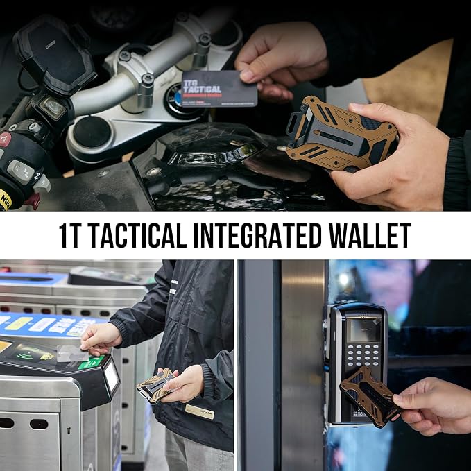 Carbon Fiber Slim Wallet Money Clip RFID Blocking ID Window | Hold UP to 15 card,C-Shaped Quick-Access Card Slot,Front Pocket Slim Fit Design,Lanyard Compatible Badge Holder,Easy Clean - Image 7