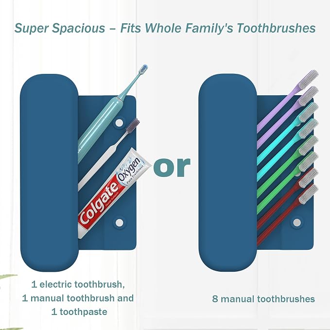 Silicone Toothbrush Travel Case, Pro Large Toothbrush Cover Case for Travel | Electric & Manual Toothbrush Travel Cover for Men and Women, Portable Toothbrush Holder for Trave, Gym, Business Trip, School - Image 5