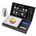 Gram Scale Digital Pocket Scale 200g/0.01g High Precision Small Jewelry Scale Mini,Weed,Coin,Gold,Portable Travel Food,Gram and Oz,with 20g Calibration Weight by HIINNY