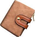 AOXONEL Women's Rfid Small Bifold Leather Wallet Ladies Mini Zipper Coin Purse id card Pocket,Slim Compact Thin by AOXONEL