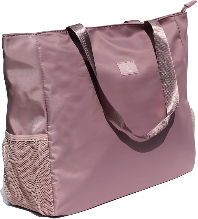 ESVAN LARGE BEACH BAG Water Resistant Lightweight 20 inch Women Oversize Tote Bag for Gym Beach Travel Pool Yoga Nurse - Image 6