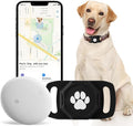 Smart Pet Tracker for Collar - Dog Tracker Pet Location Tracker with Holder | Real-Time Location, No Monthly Fee/ SIM Card, Work with Android Only (Not for IOS), Ultra-Slim, IP68 Waterproof Holder, Black by Ztobny