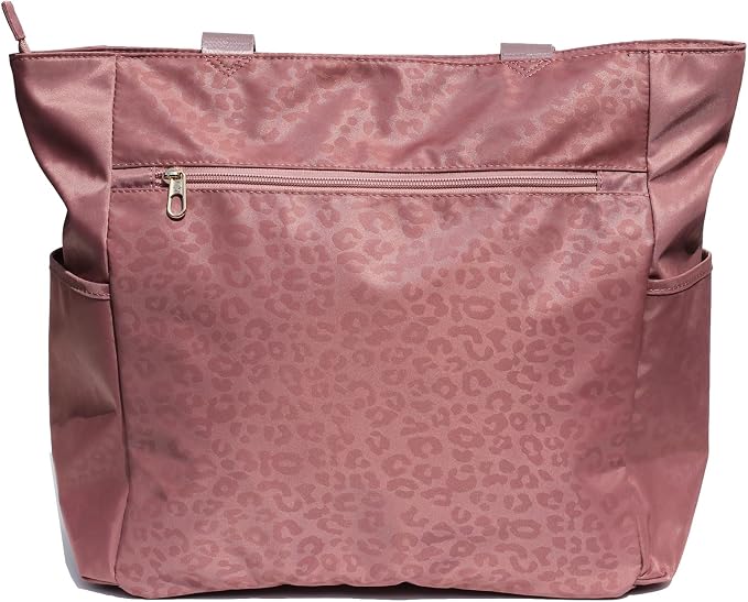 ESVAN Original Floral Tote Bag Large Shoulder Bag with Multi Pockets for Gym Travel Beach Daily Bags - Image 4