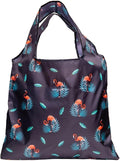 1 Pack Reusable Shopping Bag, Foldable Grocery Bag (Bird) | Large Capacity, Washable, Grocery Tote, Utility Travel Shoulder Bag by MOLOVACase