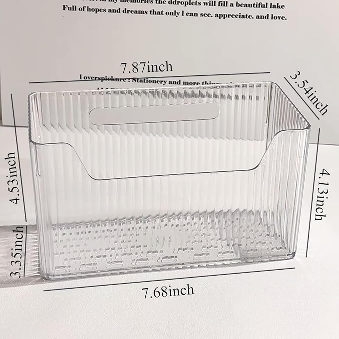Acrylic Wall Mounted Storage Rack, 2 Pcs Storage Box Shower Basket | Utilizes adhesive hooks, durable, a transparent acrylic design, for bathrooms, kitchens, stackable, space-saving, sturdy - Image 2