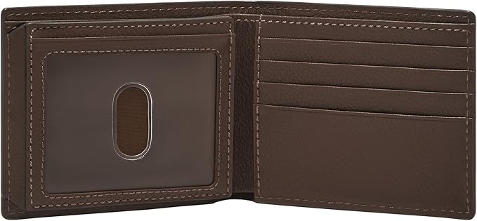 Fossil Carson Leather Bifold Wallet for Men with Flip ID - Image 2