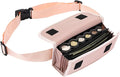 BSTKEY US Coin Holder Coin Dispenser, Fanny Pack with Banknote Waiters Purse Coin Sorter Coin Organizer, Coin Storage Bag with Belt for Waitress Server Collector Cashier Change （Pink） by BSTKEY