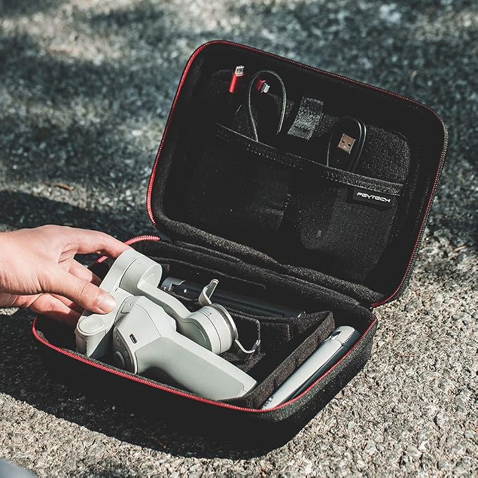 PGYTECH Camera Carrying Case Storage Box Handbag for Action Cameras | Splashproof Hardshell Hand Bag, Compatible with DJI OSMO Action 6/5 Pro/Pocket 4/3/Xtra Muse/Luna Ultra/Gopro/Insta360 - Image 8