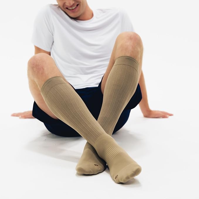 Wellness Compression Socks for circulation, swelling, deep vein thrombosis and calf cramps | 15-20mmHg - Image 6