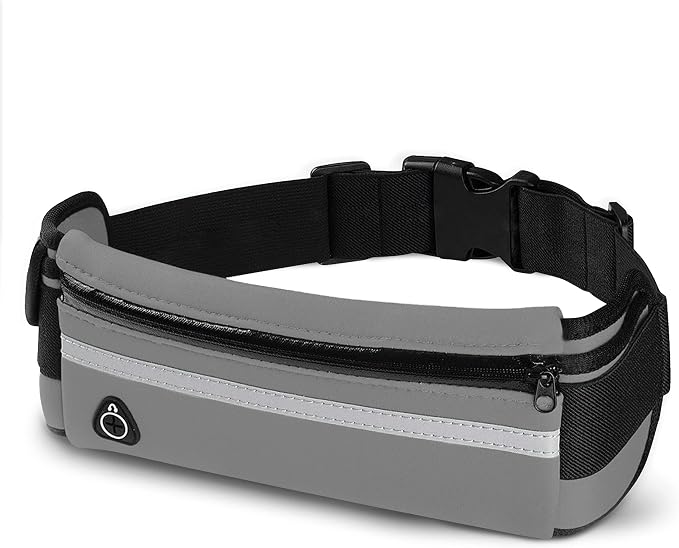 Running Belt for Women and Men, Money Belt and Running Fanny Pack, Hiking Fanny Pack, Holder for Cell Phone, Money, and Keys, Adjustable Belt Pouch fits Most Phone and Waist Sizes by ETronicEdge