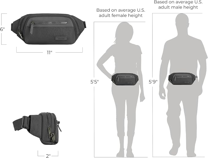 Travelon Anti-Theft Metro Waist Pack - Image 4