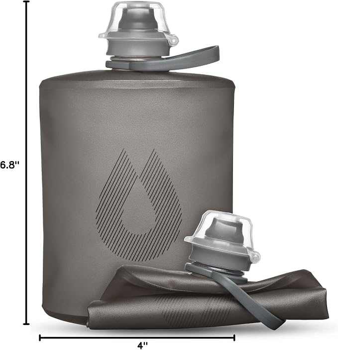 HydraPak Stow Collapsible Water Bottle – 350ml, 500ml, 1L – Ultralight, Leak-Proof, BPA-Free, Filter Compatible Travel & Hiking Flask - Image 7