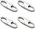 zelin Anti Theft Zipper Clip, Zipper Locks, Travel Essentials,4Pcs Silver | Zinc alloy zipper locks designed for backpacks, suitcases and crossbody bags. Compact travel accessory for extra security by zelin