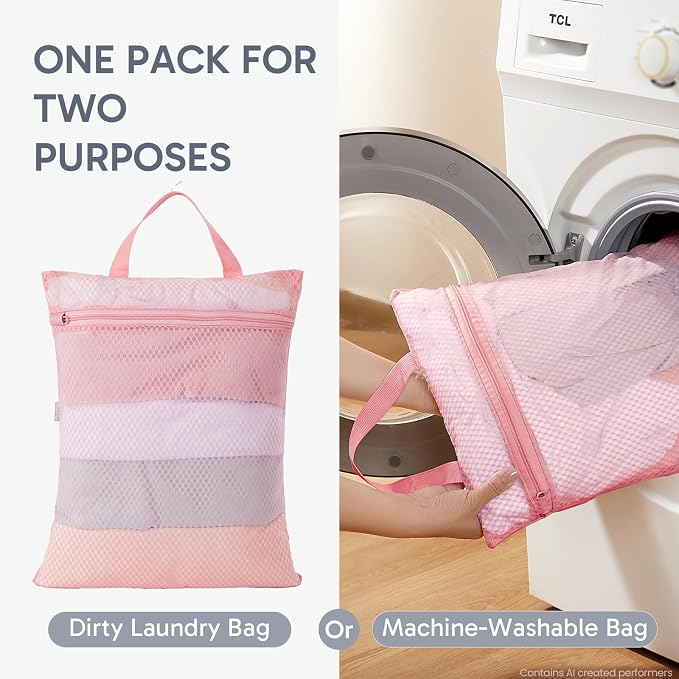 OlarHike 10 Set Packing Cubes for Travel, Gifts for Women Mom,Anti-Tearing Suitcase Organizer with Over 1000 pcs Mesh Holes,Vacation Essentials & Accessories for Cruise Ship - Image 6
