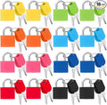 smilixin 16 PCS Suitcase Locks with Keys,Small Locks with Keys,8 Colors | Metal Luggage Padlocks with Key,Lock Luggage Locks Mini Keyed Padlock for Backpack Boxes Laptop Bag School Gym Locker,23 mm by smilixin