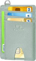 FurArt Slim Minimalist Wallet RFID Credit Card Holder for Men | slim minimalist compact rfid id window thin by FurArt