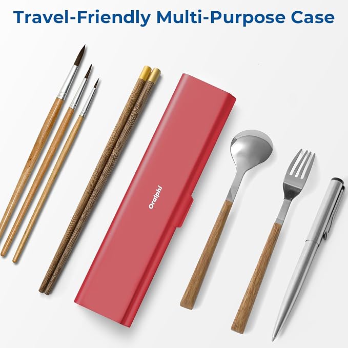 Wider Aluminum Toothbrush Travel Case, Portable Travel Toothbrush Holder, Durable Manual Toothbrush Box Container for Traveling, Bathroom, Camping, Business Trip, Red - Image 8