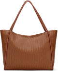 Tote Bag for Women Vegan Leather Shoulder Purse Large Capacity Travel Bag by FALANMULE