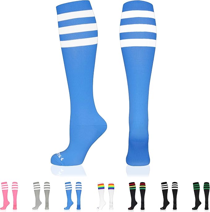 NEWZILL Medical Compression Socks for Women & Men, 20-30 mmHg Knee-High Support for Circulation, All-Day Comfort for Work Travel Running Cycling and Fitness by NEWZILL