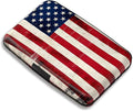 Maicican RFID Blocking Aluminum Credit Card Holder | Slim Metal Wallet for Women & Men, Business Card Case for Travel, Fits Front Pocket, Card holder wallet - American flag by Maicican