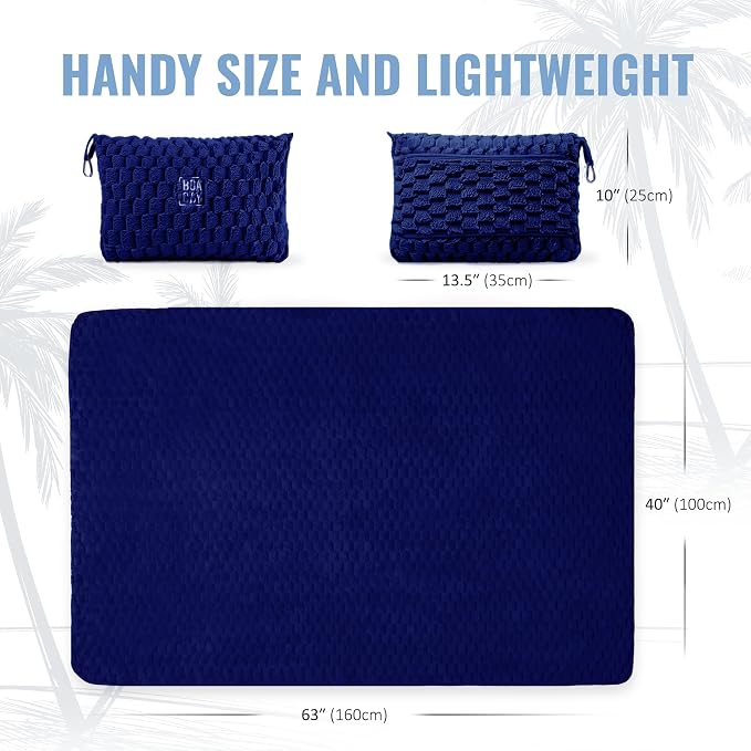 Packable Travel Blanket for Airplane, Car - Compact Office Blanket - Portable Pillow for Adults, Kids with Case, Luggage Sleeve, Backpack Clip - Image 7