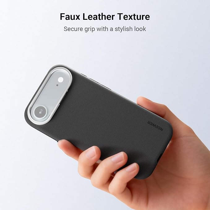 NEEWER Phone Case for Air Only, Modular Protective TPU/PC Phone Cover with 67mm Filter Ring, 17mm Lens Backplate, T Mount Lens Adapter Compatible with Moment MagSafe iPhone Air, PA162 (Black + Silver) - Image 7