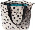 ESVAN Original Floral Tote Bag Large Shoulder Bag with Multi Pockets for Gym Travel Beach Daily Bags by ESVAN